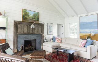 Living Room at Sunset Farm Stay vacation rental in Crozet Virginia