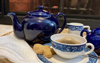 Main Bedroom fireplace at Sunset Farm Stay vacation rental in Crozet Virginia