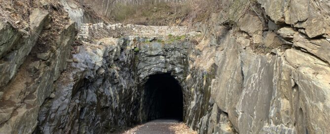 The Blue Ridge Tunnel is a historic railroad tunnel built during the construction of the Blue Ridge Railroad in the 1850s. A favorite day trip for visitors to Sunset Farm Stay.