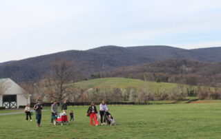 A family outing at King Family Vineyards, a great place for a family picnic. Only 8 miles from Sunset Farm Stay vacation rental