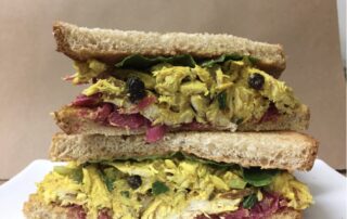 The Brahma Sandwich from Greenwood Gourmet Grocery, a great local spot for lunch near Sunset Farm Stay vacation rental.